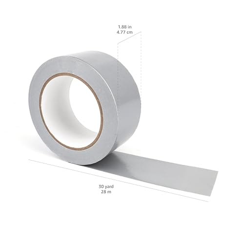 Image of Amazon Basics Advanced Strength Duct Tape, 1.88-inch by 30-yard, Silver, 3-Pack