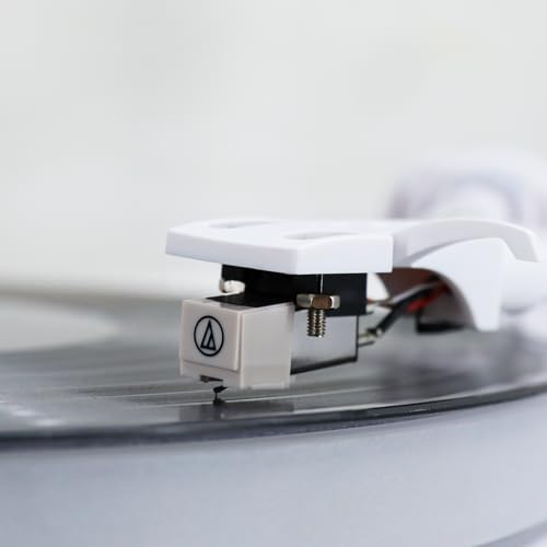Image of LP&No.1 Record Player with Built-in 4 Stereo Speakers, Acrylic Turntable with LED Lighting, 2-Speed All-in-One Palyer with USB Playback & Recording, BT Input /Output, AT-3600L Cartridge, Pitch Control