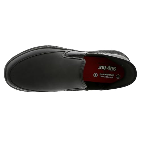 Skechers Work SlipIns Russom200249 Mens Slip On 95 DM US Black