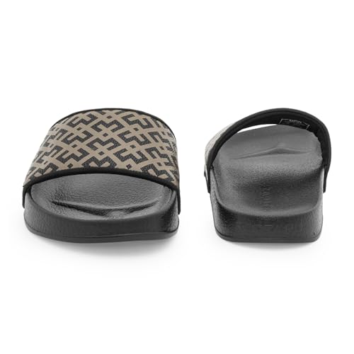 Image of Red Tape Womens Sliders in Slate Blue | Casual Pool Sliders | SLATE BLUE | 3 UK