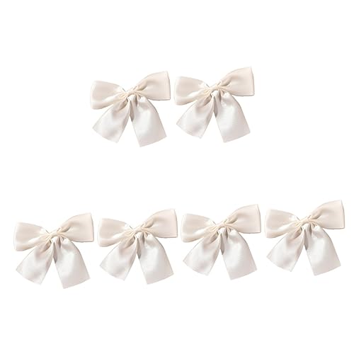 Pince à cheveux satin nœud blanc pour coiffure mariée accessoire cheveux mariage élégant