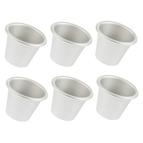 VINTORKY 6pcs Round Baking Cake and Pudding for Home Kitchen Bakery Temperature for Tarts Desserts