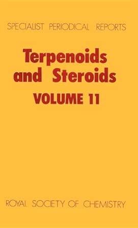 Terpenoids and Steroids: Volume 11 Edition. ed. Edition book cover