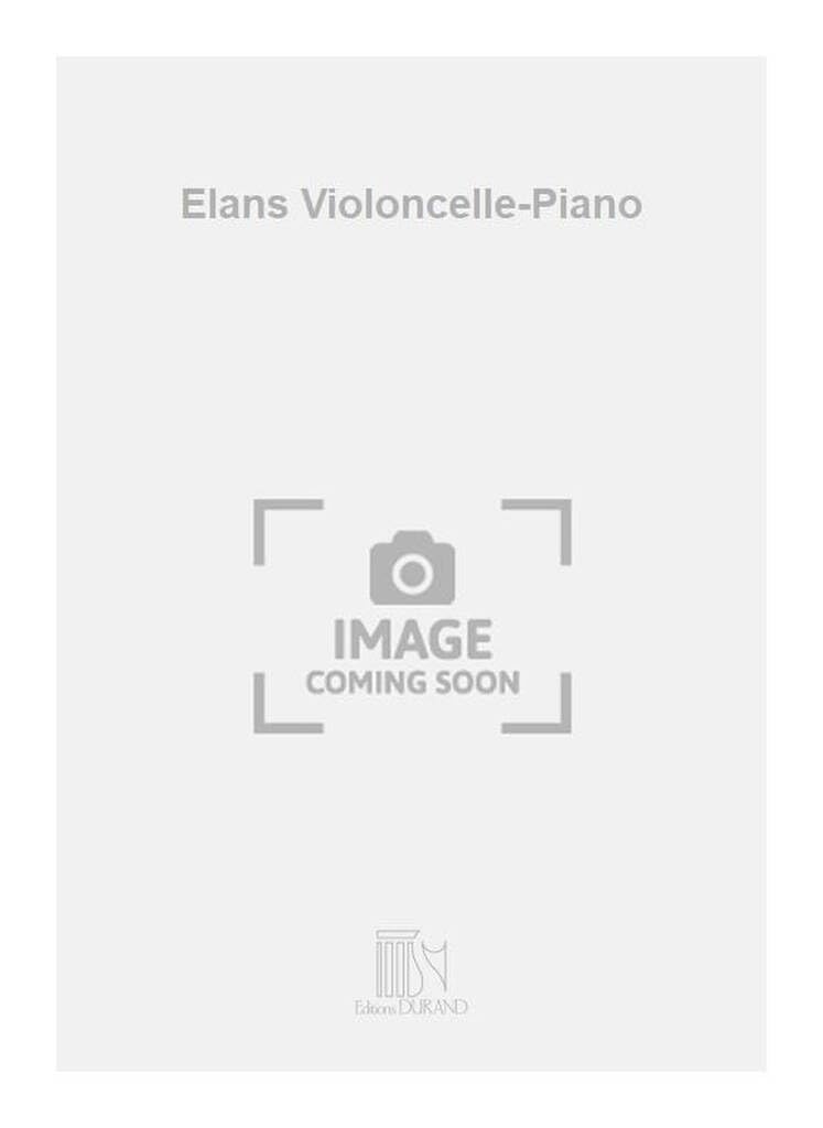 Elans Violoncelle-Piano partition de musique en duo pour cordes et clavier