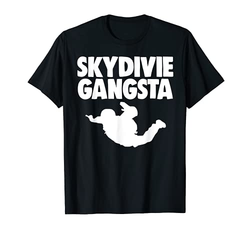 Sky Divie Gangsta Tee Shirt Women Funny Skydrive Lover Gift Maglietta