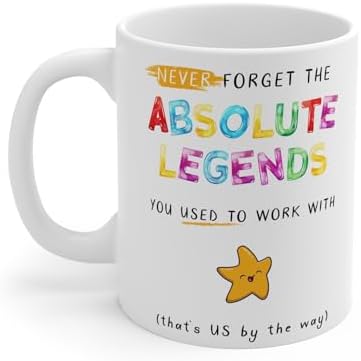Tazza Divertente Per Colleghi In Partenza – Never Forget The Absolute Legends – Regalo Di Addio, Natale Segreto O Pensione - 2