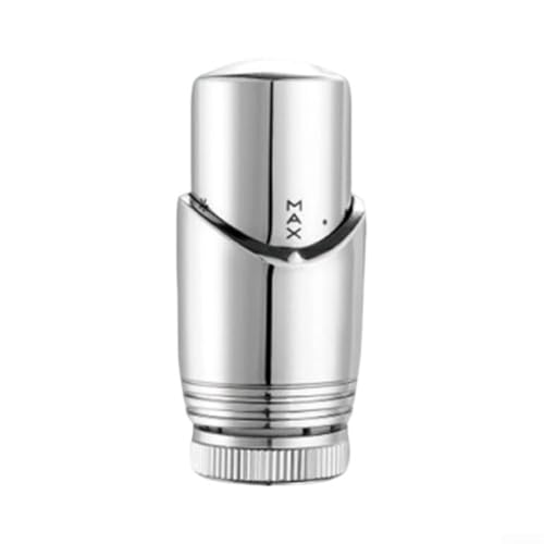 SageFurned Válvula de control de calentador de cabeza de termostato de radiador DN20, ajuste dinámico de temperatura para sistemas de calefacción, compatible con conexiones roscadas DN20 (gris)