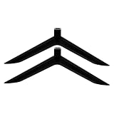 Operitacx Universeller Tv Standfuß Satz für Fernseher Stabile Pp Basis mit Schrauben Eleganter Tv Halter für Heimkino und Desktop Entertainment