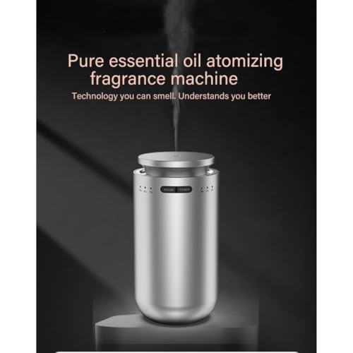 Image of STARQ Smart Car Aroma Diffuser Rechargeable Air Freshener Mist Dispenser with Auto On /Off, 3 Speed Modes & Stylish Interior Decor (S8)