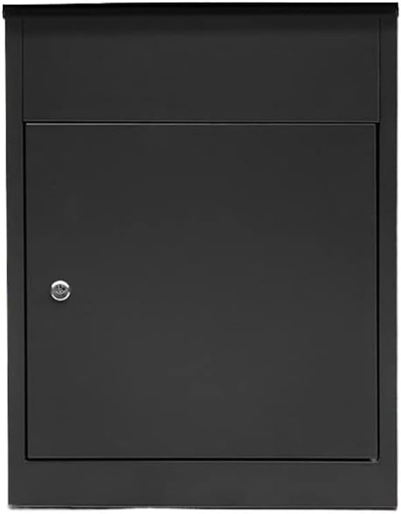 HBJWOV Outdoor Large Mailbox with Galvanized Steel Wrapping and Wall Mounted Mailbox