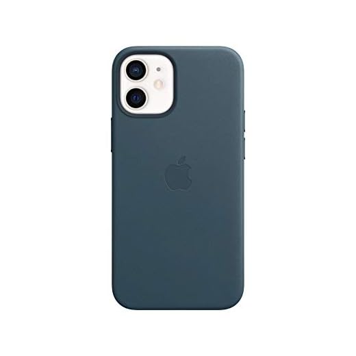 Apple Custodia in pelle (per iPhone 12 mini) - Blu Baltico