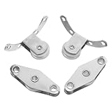 ibasenice 4 Stück Teiliges Edelstahl-schlepprolle für Gartenschirme Wetterfeste Ersatzteile für Outdoor-sonnenschirme Langlebiges Zubehör für Reibungslosen und Geräuscharmen Betrieb im