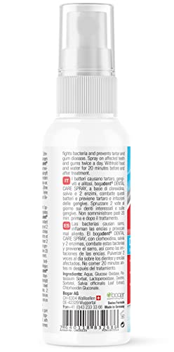 Bogadent DENTAL CARE SPRAY - Dentalspray für Hunde - Spray für Hunde Zahnpflege - Zahnpflege Hund Spray gegen Zahnstein & Mundgeruch