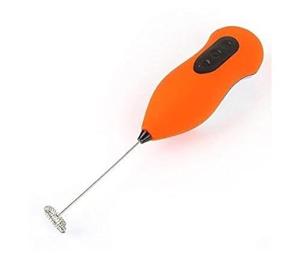 Dhruheer Home Kitchen Electric Egg Beater Handle Milk Coffee Frother Shaker Mixer Grinder Cooking Tools and Accessories - Multi Color