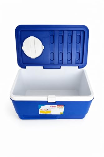 Aristo 50 LTR Blue Insulated Chiller Ice Box with Vent Lid + Tap - Image 4