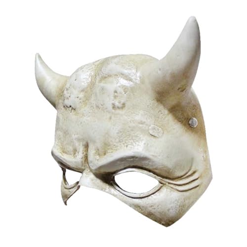 Charmgle Masque de fête d'Halloween Le téléphone noir sombre pour l'âme de téléphone - Masque de cosplay drôle - Costume pour adulte - Décoration de la maison, Visage des yeux, M – vue 3