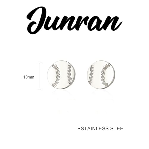 Stainless steel Soccer Ball/Football/Baseball/Basketball Earrings Game Day Studs Sports Gift College Sports Earrings4