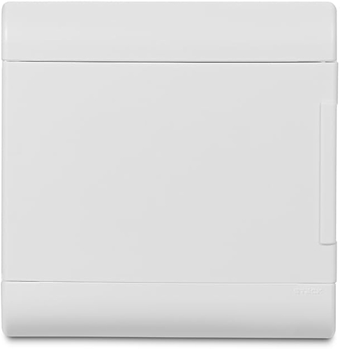 Quadro Embutir Ouro Box 16 Módulos Din Porta Opaca Steck Branco 16 Módulos