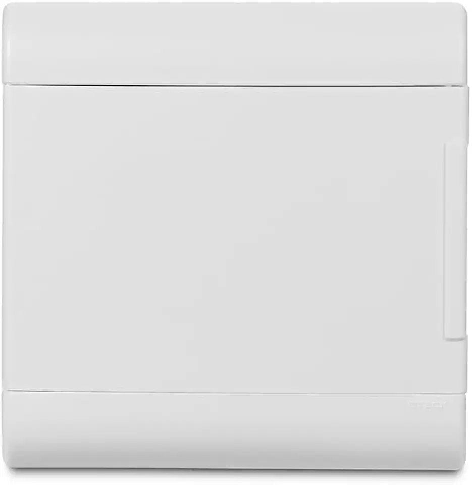 Quadro Embutir Ouro Box 16 Módulos Din Porta Opaca Steck Branco 16 Módulos