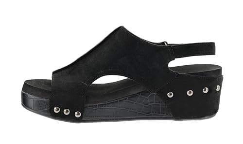 Image of Corkys Footwear Volta Wedge - Chic Elegance Meets All-Year Comfort with a 2-Inch Cork Heel and Marshmallow Insole for Stylish Everyday Wear and All-Day Comfort