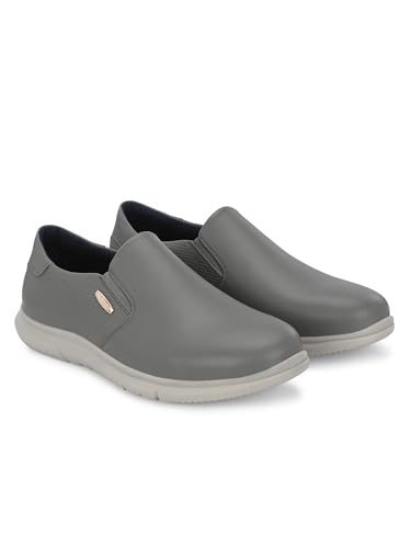 Image of egoss Platinum Premium Genuine Leather Sneaker Casual Shoes for Men, Durable, Comfortable & Versatile Design, Ideal for Work, Events & Everyday Wear