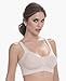 Annette Women's Post Surgical-Leisure-Sleep Bra, Beige, Medium/Large