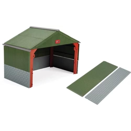 Britains Hangar pour Machines Agricoles, Jouets de la Ferme pour Enfants Tracteur, Compatible avec Les Jouets à l'Échelle 1:32, Convient aux Collectionneurs...