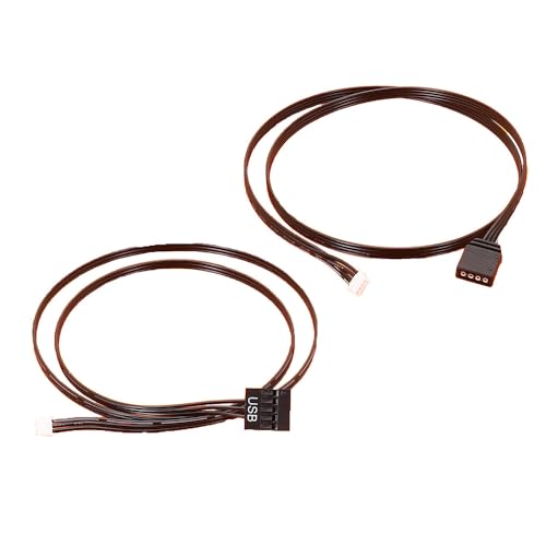 iHaospace Cable RGB de 12 V de 4 pines para ventilador de CPU Wraith Prism, cable de sincronización RGB, cable de control USB LED