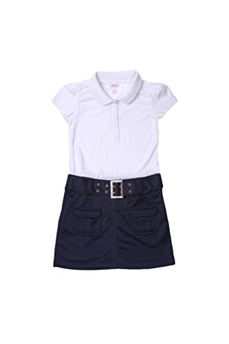 French Toast Girls' Belted Polo Dress