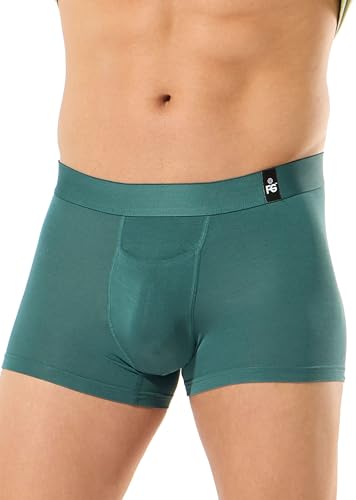 Image of ESSA Men's Ultra-Soft Modal Trunk Underwear | Moisture-Absorption with 4-Way Stretch | Breathable Contour Pouch, Microfiber Waistband with Spandex