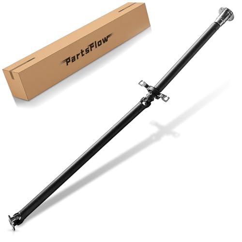 PartsFlow 80.5″ Rear Steel Driveshaft Assembly Drive Shaft Prop Shaft – Compatible with 2007 2008 2009 2010 2011 2012 2013 2014 Ford Edge & Lincoln MKX AWD – Replaces 7T4Z4R602A, 936-846, DT4Z4R602A