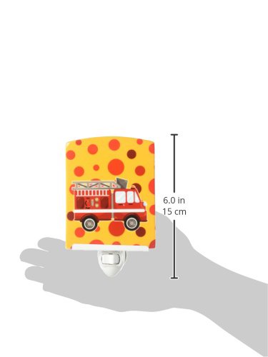Lámpara de noche cerámica de 6x4 pulgadas multicolor miniatura 3