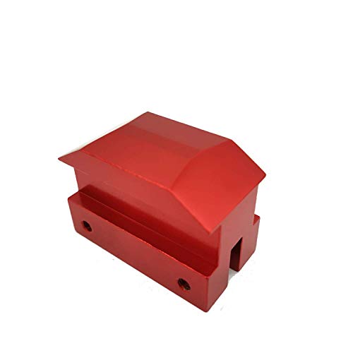 Fudoray Jack Lift Pad Anodized Aluminum For 6Th Gen Chevrolet Camaro Except Convertable, 4 Pieces Red Jacking Lifting Pad #TOP1