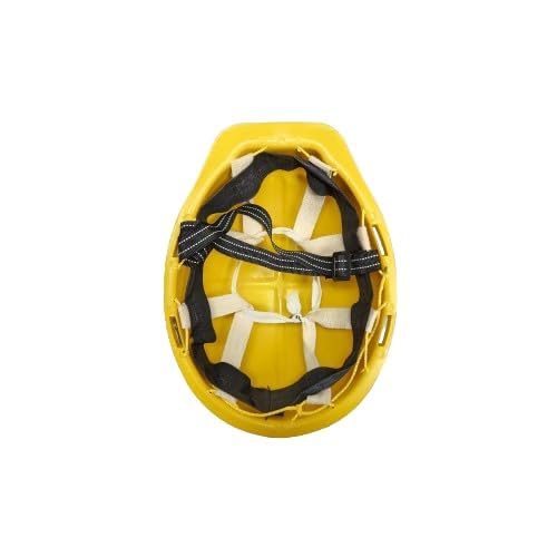 Image of LADWA Loader Safety Helmet in Yellow Color, Heavy Duty Industrial Protective Hard Hat for Construction, Engineering, Factory and High Risk Workplace Safety Use