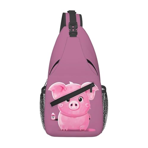 Morrales urbanos con diseño de cerdito para viaje y senderismo