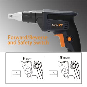 Maxxt 20V L-Ion Brushless Cordless Drywall Screwdriver,Adjustable Speed 0-4200Rpm & Depth,For Drywall, Assembly, Flooring, Fencing, Roofing And Deck Construction Applications #TOP6