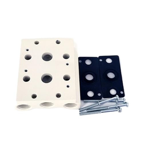 Plaque collectrice 4V200M-3F usinée pour série 4V210 durable - 2
