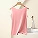 Thermal Tank Top for Women Fleece Lined Thermal Shirt Sleeveless Underwear Top Fleece Lined Camisole Base Layer Vest Peach