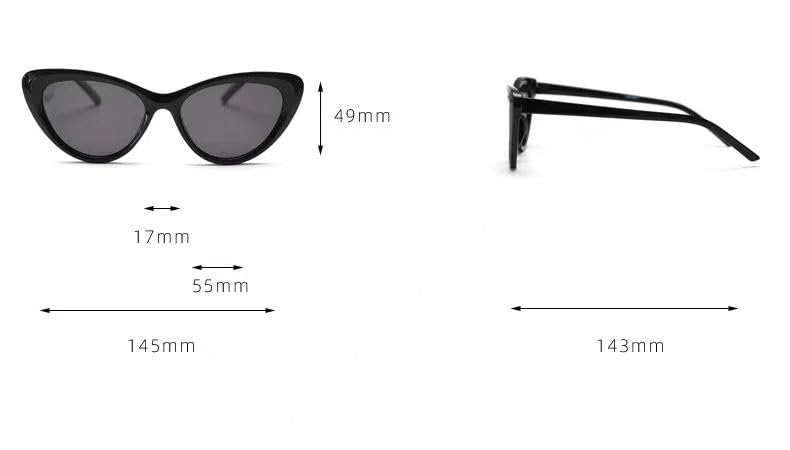 Cat Eye Nearsighted Myopia Distance Glasses For Women, Oversized Near Sighted Driving Eyeglasses3