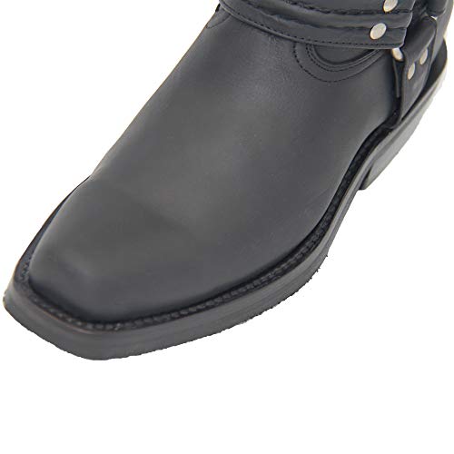 Men's Leather Harness Western Biker Boot3