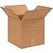 12x12x10-inch Multi-Depth Corrugated Boxes