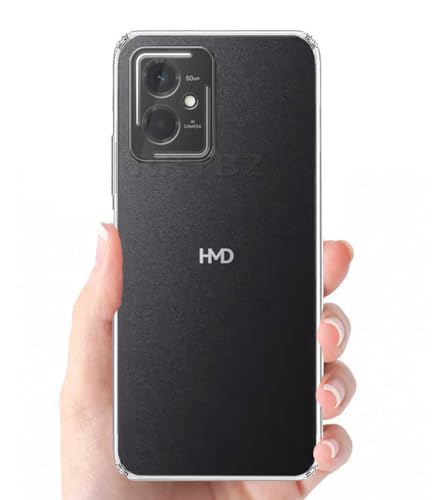 Image of Soft Silicone TPU Flexible Back Cover Compatible with HMD Vibe 5G