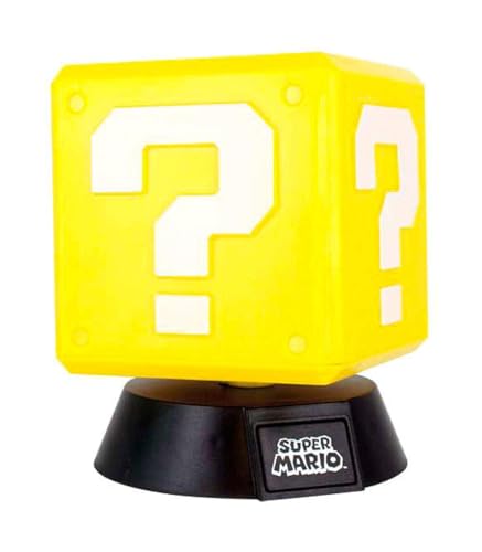 Super Mario Question Block 3D Leuchte Icon Light Nintendo