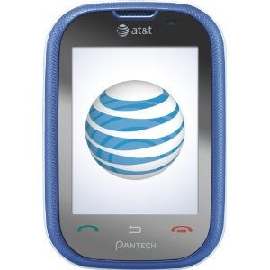 AT&T Pantech Pursuit P9020 No Contract 3G QWERTY GSM Camera Cell Phone Blue