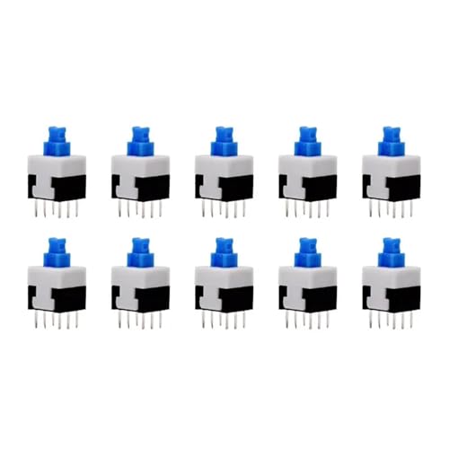 Interruptor táctil de 6 pines para reparar botones dañados, pulsador momentáneo 8mm