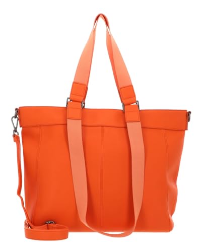 FREDsBRUDER Cuero bolso shopper bolso bandolera Keep On Smiling Big Shopper Orange naranja
