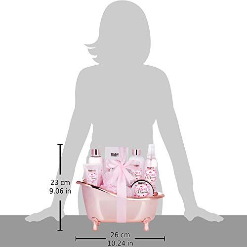BRUBAKER Cosmetics - Danke Mama - 8-delige Luxe Moederdag Bad en Body Set - Rose Vanilla Fragrance - Cadeauset in… - Image 6