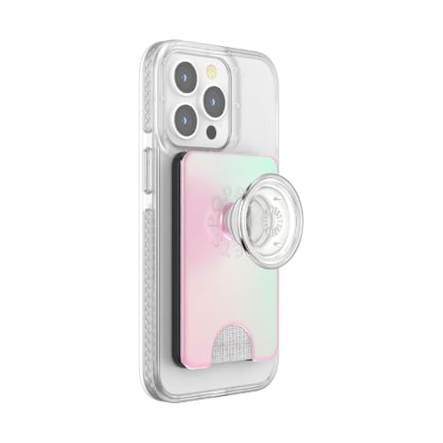 Image of PopSockets Phone Wallet for MagSafe with Grip- Mermaid Pink