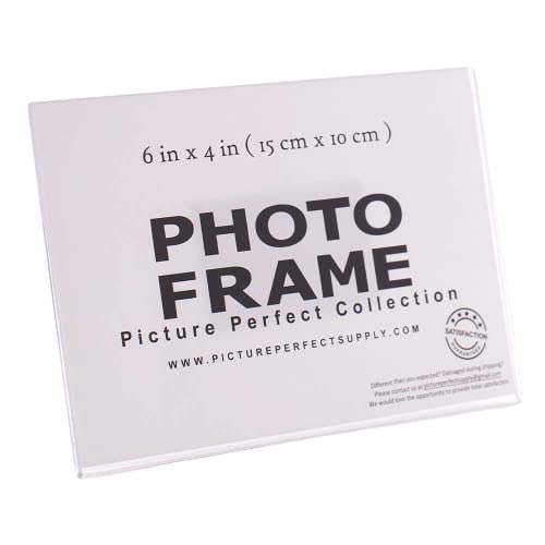 Photo Booth Frames 6x4 Inch Clear Acrylic Picture Frame for
