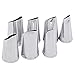 FANTEXY Set di punte per la decorazione di torte,Ugello per piping di ghiaccio in acciaio inossidabile per rosa fondente,Torta che decora le forniture di cottura Set Cupcake Pastry Tools(7 pezzi)